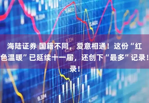 海陆证券 国籍不同，爱意相通！这份“红色温暖”已延续十一届，还创下“最多”记录！